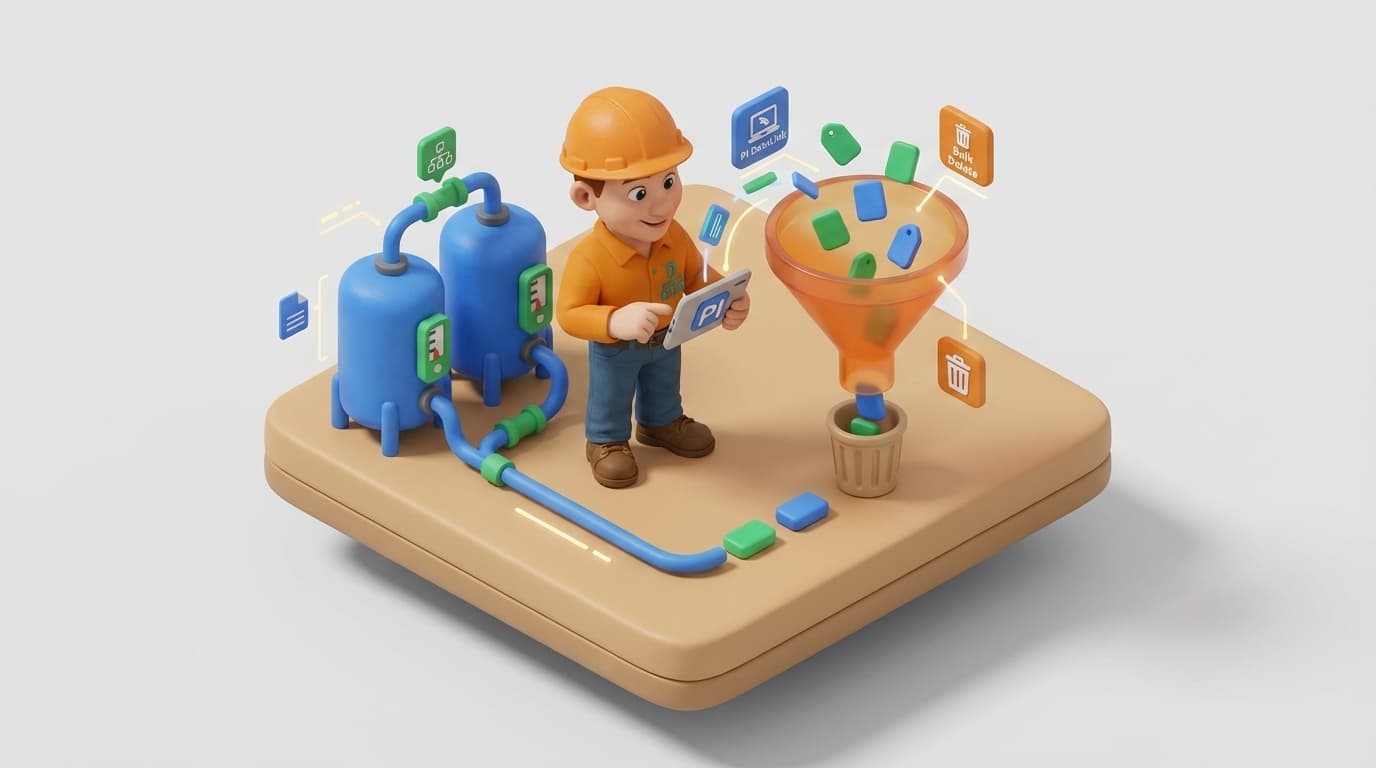 Bulk Deleting Stale PI Tags: A PI DataLink & PI Builder Guide