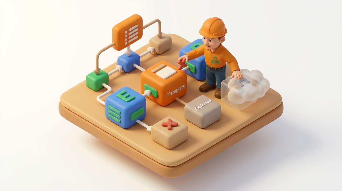 Illustration for PI AF Templates: Managing Attributes with Extensions, Excluded, and Hidden Properties — PiSharp